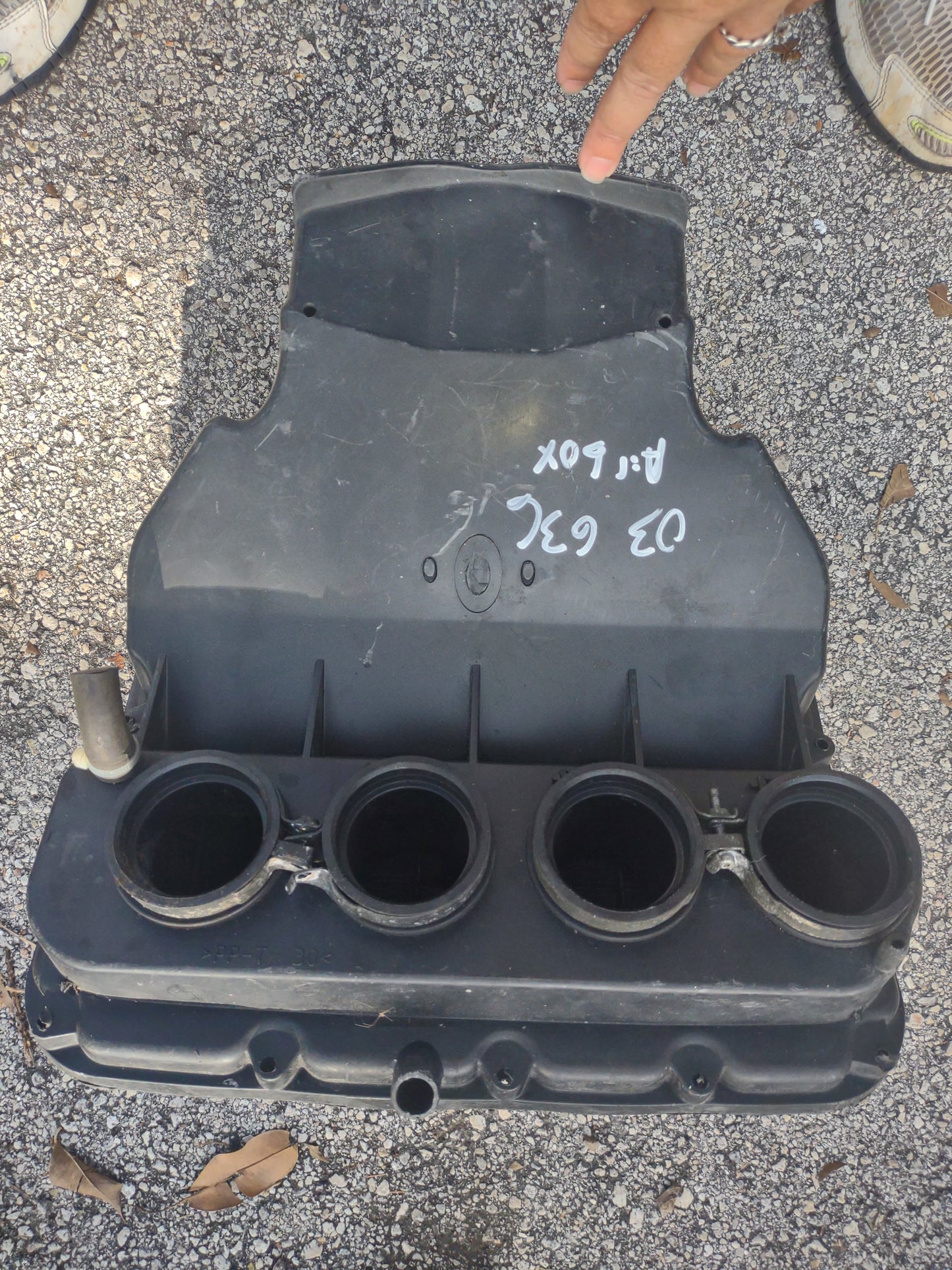 03 04 Kawasaki 636 ZX6363 Airbox Air Box Intake OEM