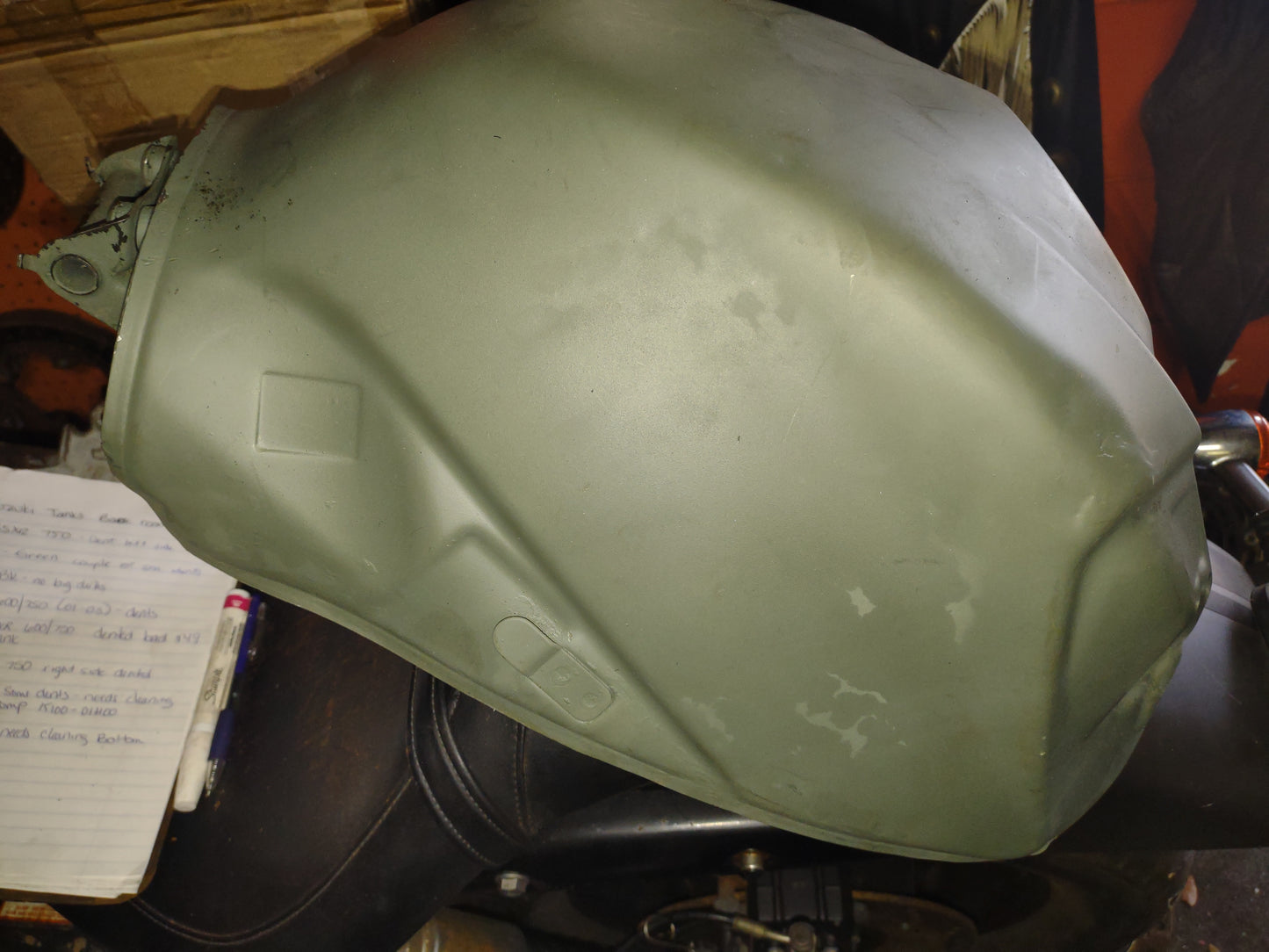 06 07 Suzuki GSXR 600 750 Gas Tank Fuel Petrol Cell GSXR600 GSXR750