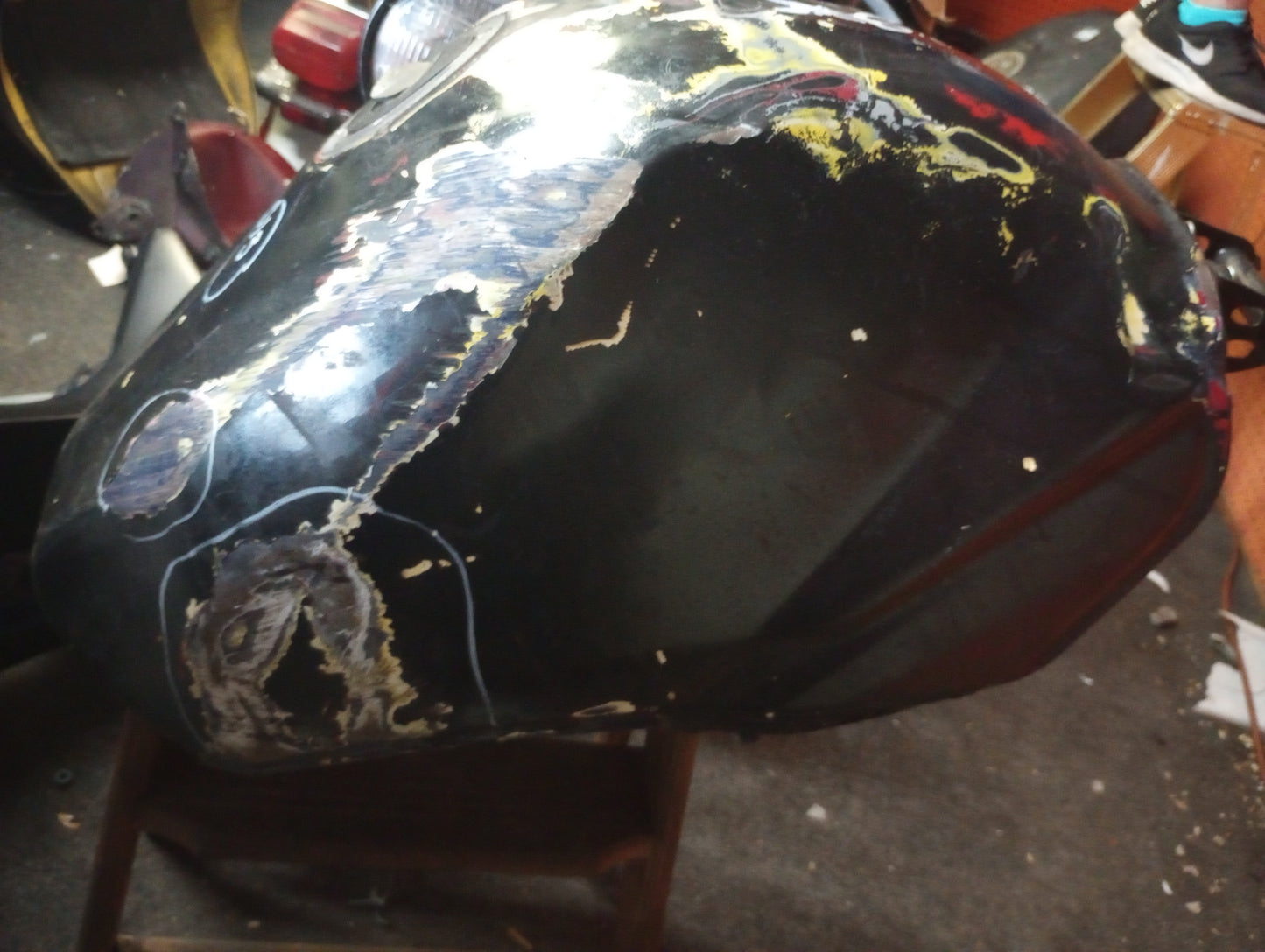 04 05 Suzuki GSXR 600 750 Gas Tank Fuel Petrol Cell GSXR600 GSXR750