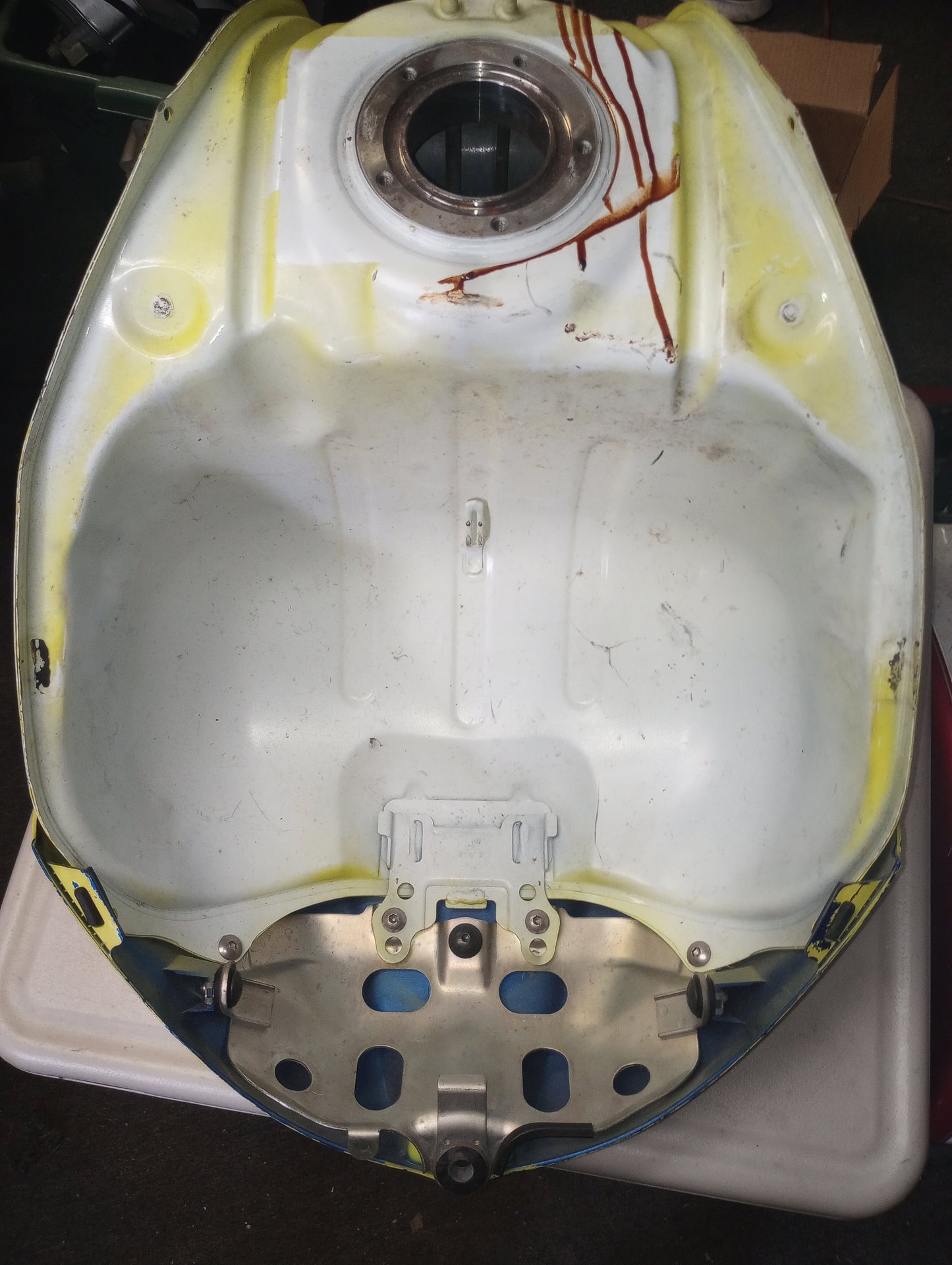 08 09 Suzuki GSXR600 GSXR 600 750 Gas Fuel Petrol Tank With Plastic Cover Free Shipping