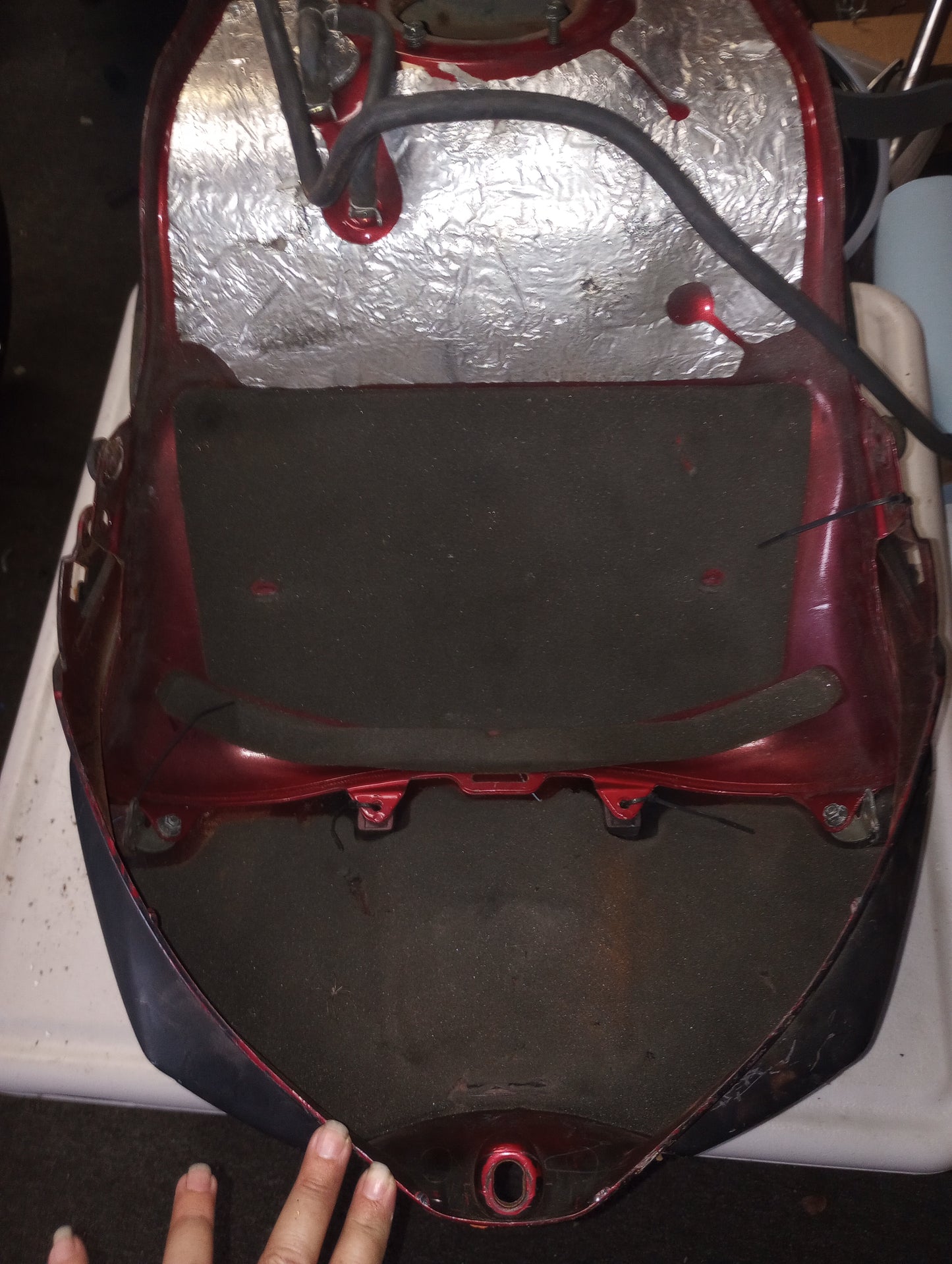 04-06 Yamaha R1 Gas Tank Fuel Petrol Cell YZF1000 YZF 1000 FREE SHIPPING