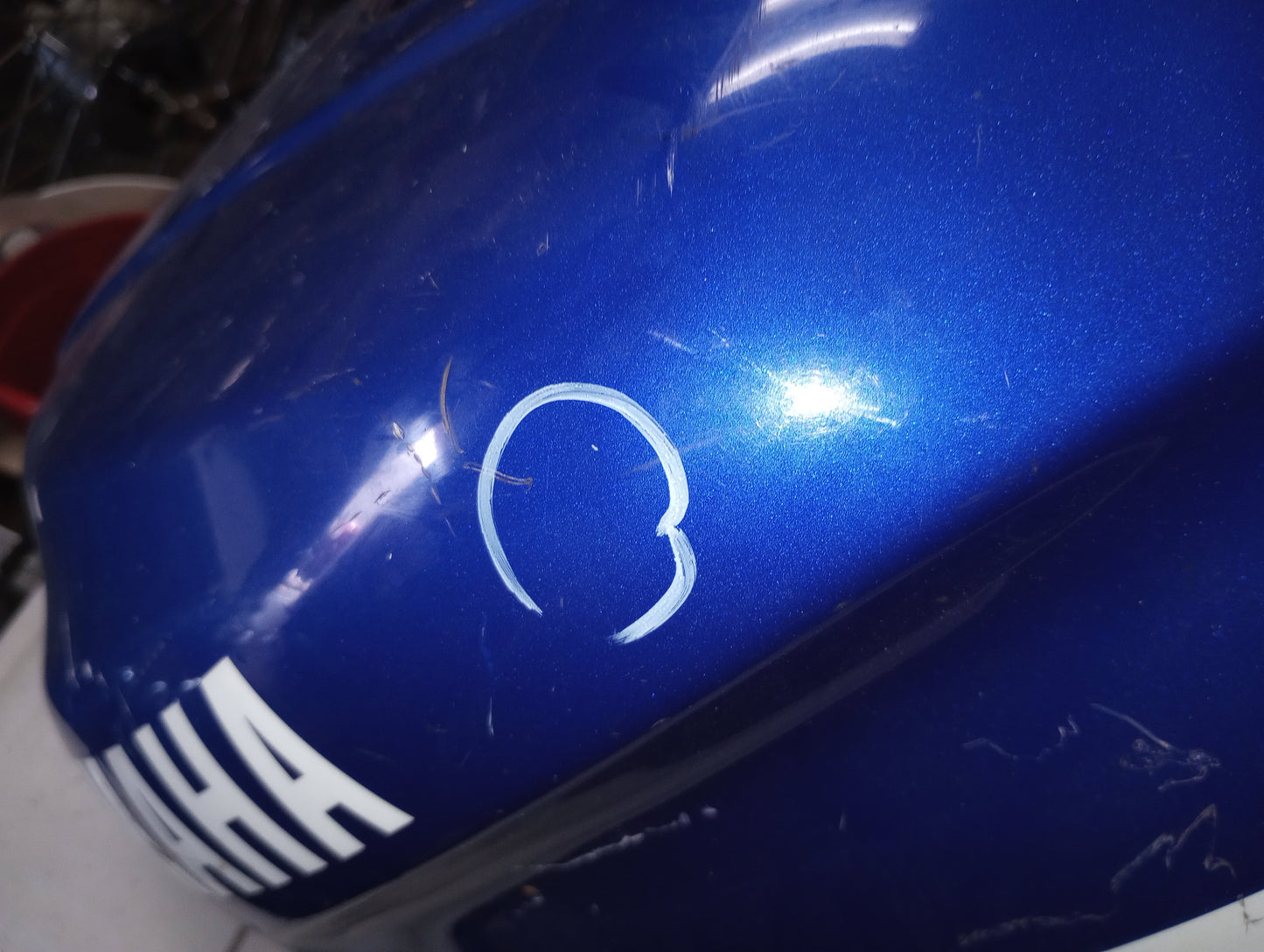 Yamaha YZF 600 Gas Tank Fuel Petrol Cell Reservoir YZF600