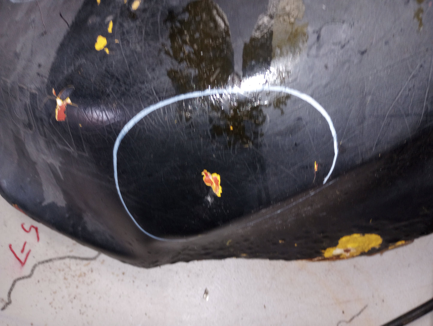 Suzuki RF600 RF 600 Gas Tank Dented Fuel Petrol Cell Reservoir RF600RT