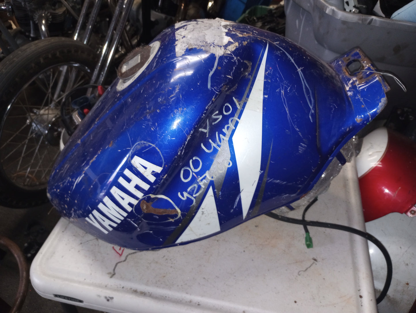Yamaha YZF 600 Gas Tank Fuel Petrol Cell Reservoir YZF600
