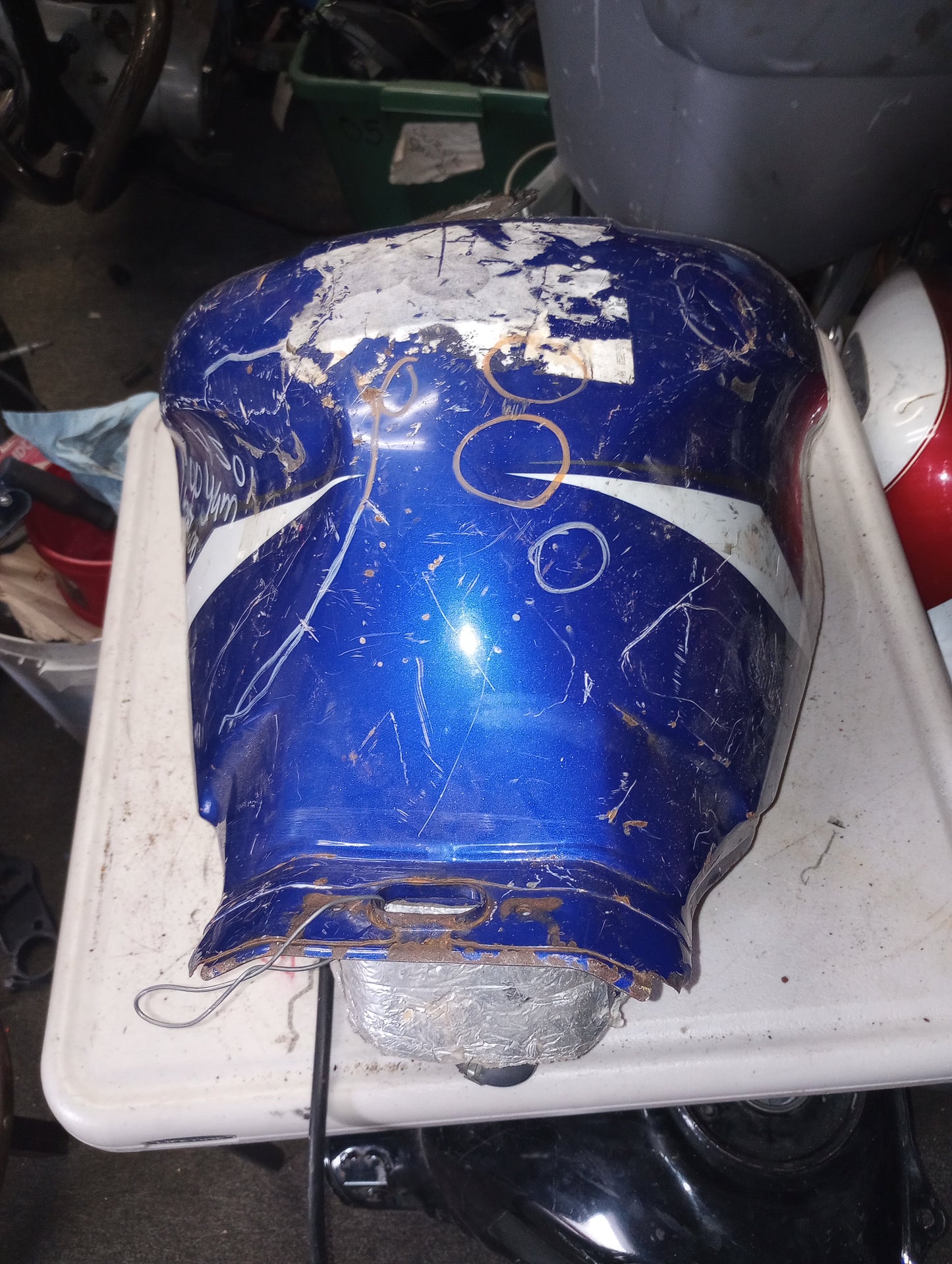 Yamaha YZF 600 Gas Tank Fuel Petrol Cell Reservoir YZF600