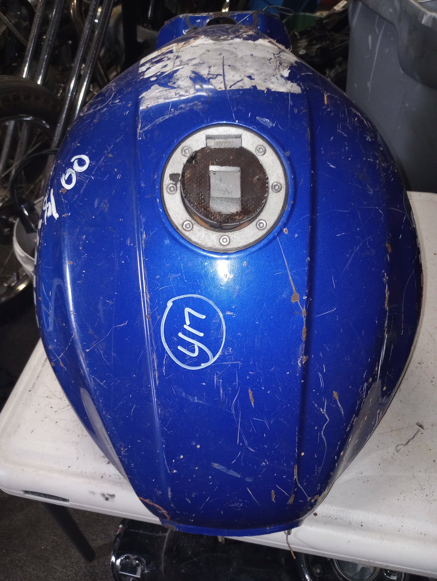 Yamaha YZF 600 Gas Tank Fuel Petrol Cell Reservoir YZF600