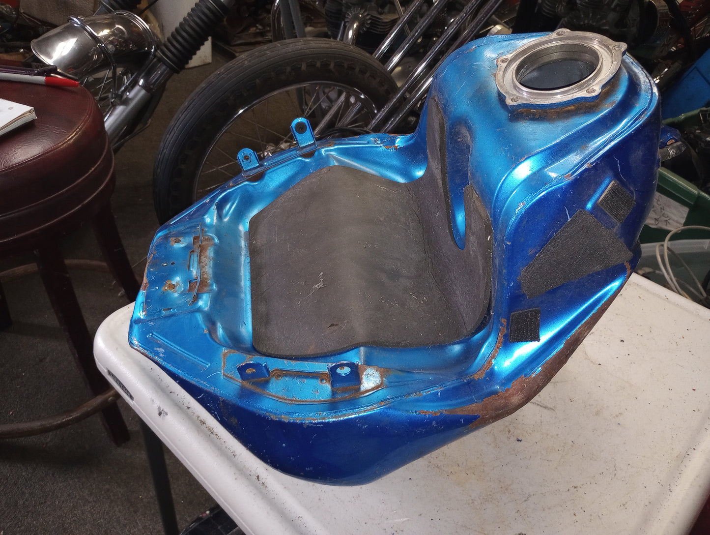 09-12 Kawasaki ZX-6R ZX-6 Gas Tank Fuel Petrol Cell ZX6 - Free Shipping