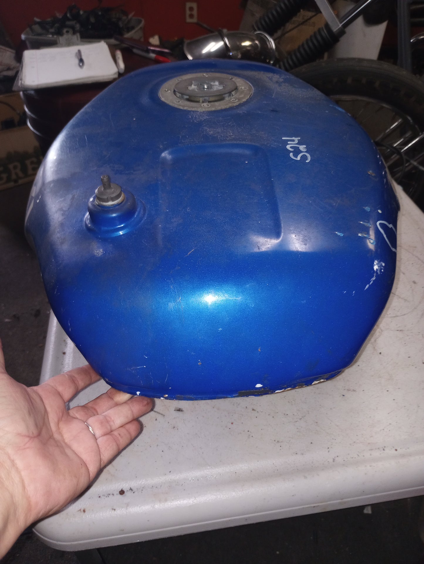 93-98 Suzuki GSXR 1100 GSXR1100 Gas Fuel Petrol Tank Cell