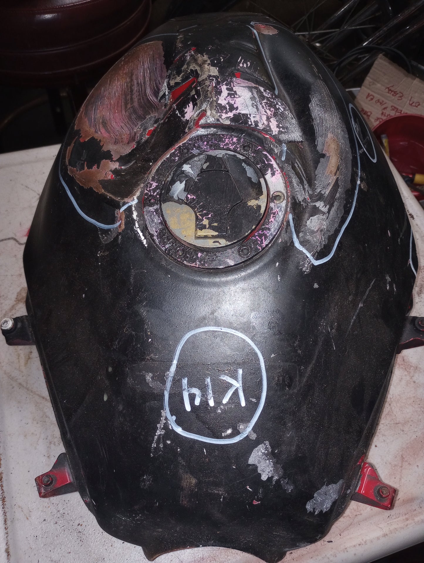 08-12 Kawasaki EX250 EX250 Ninja 250 Gas Tank Fuel Petrol Cell OEM