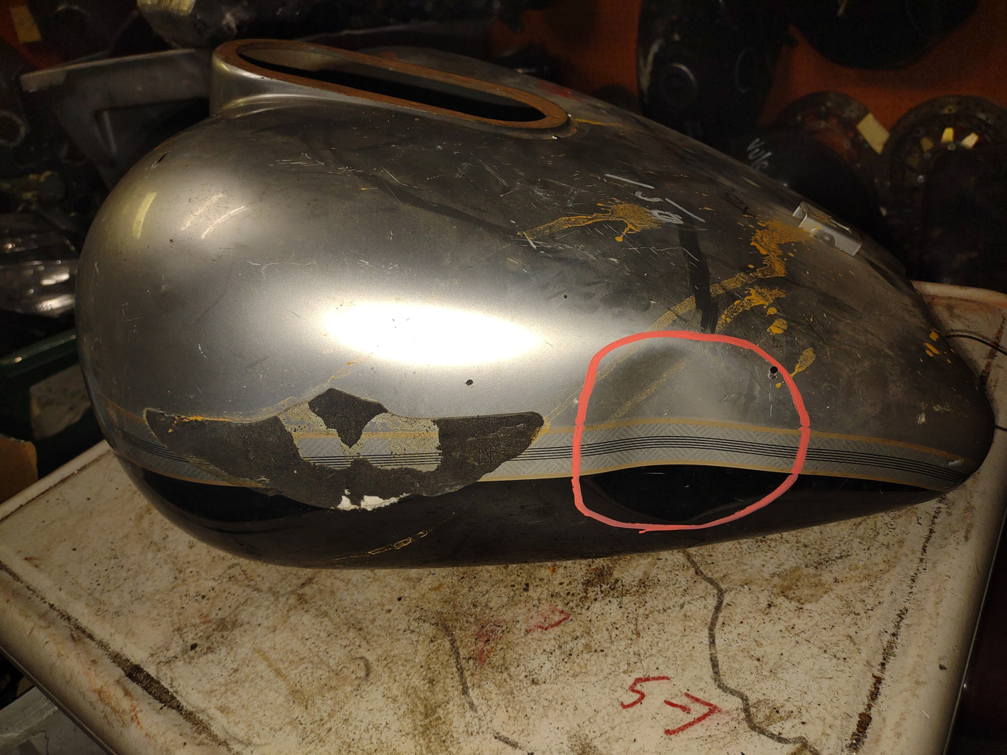 03 Harley-Davidson FLTRI Gas Tank Fuel Petrol Cell Reservoir Harley Davidson