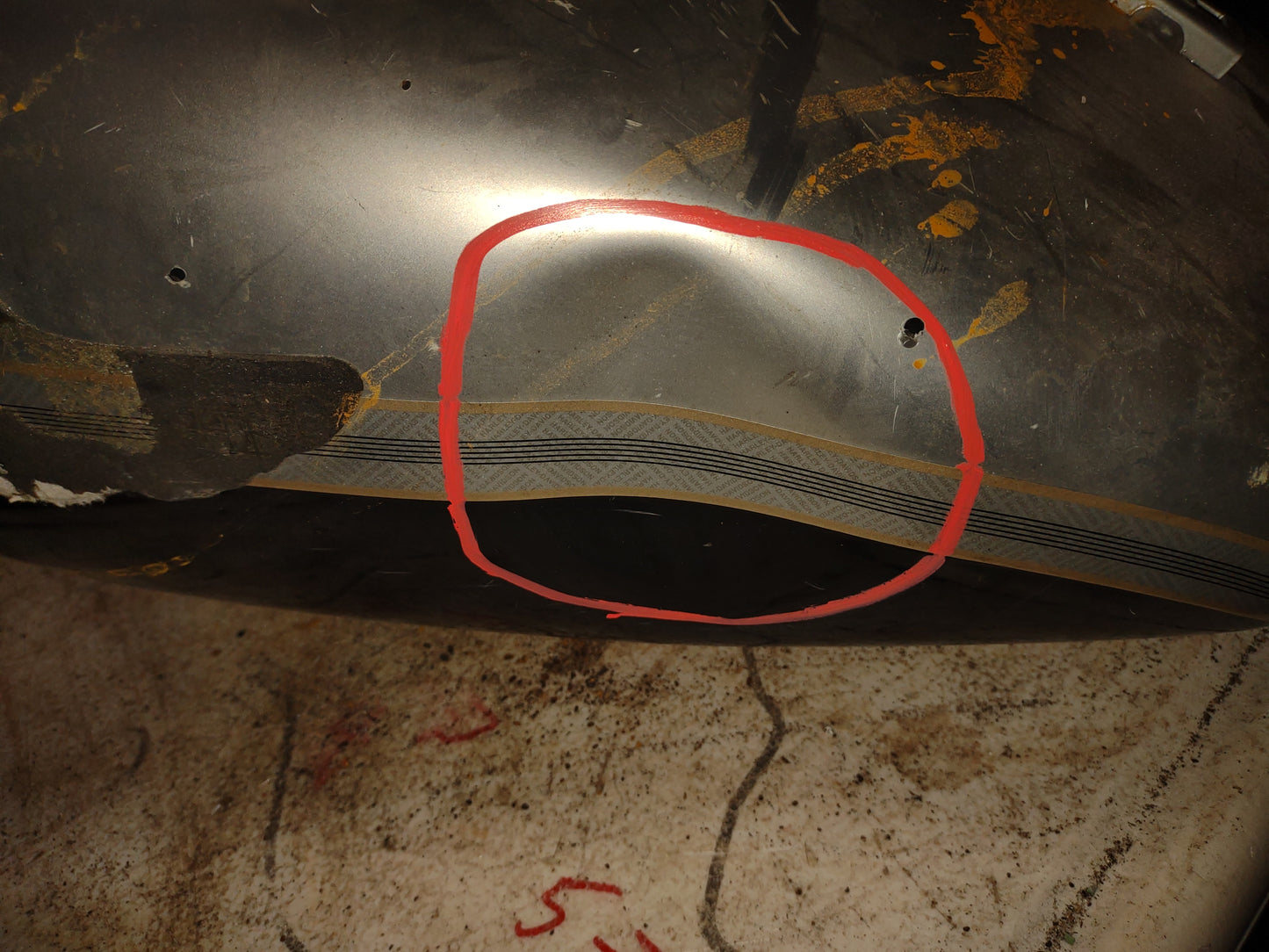 03 Harley-Davidson FLTRI Gas Tank Fuel Petrol Cell Reservoir Harley Davidson