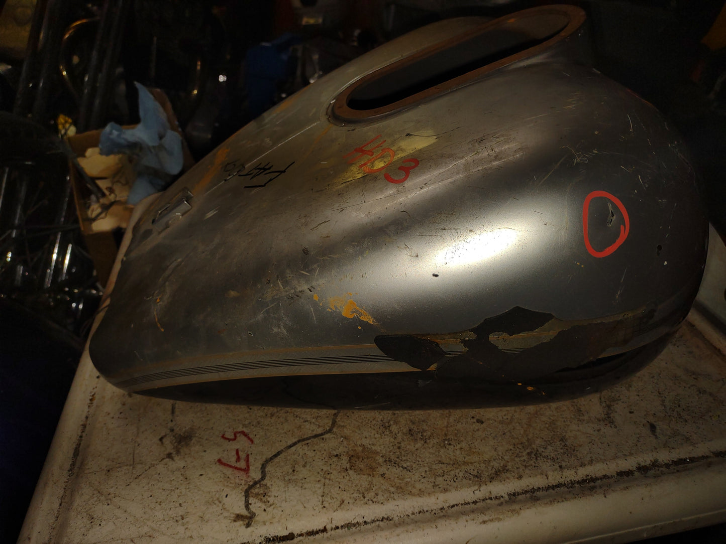 03 Harley-Davidson FLTRI Gas Tank Fuel Petrol Cell Reservoir Harley Davidson