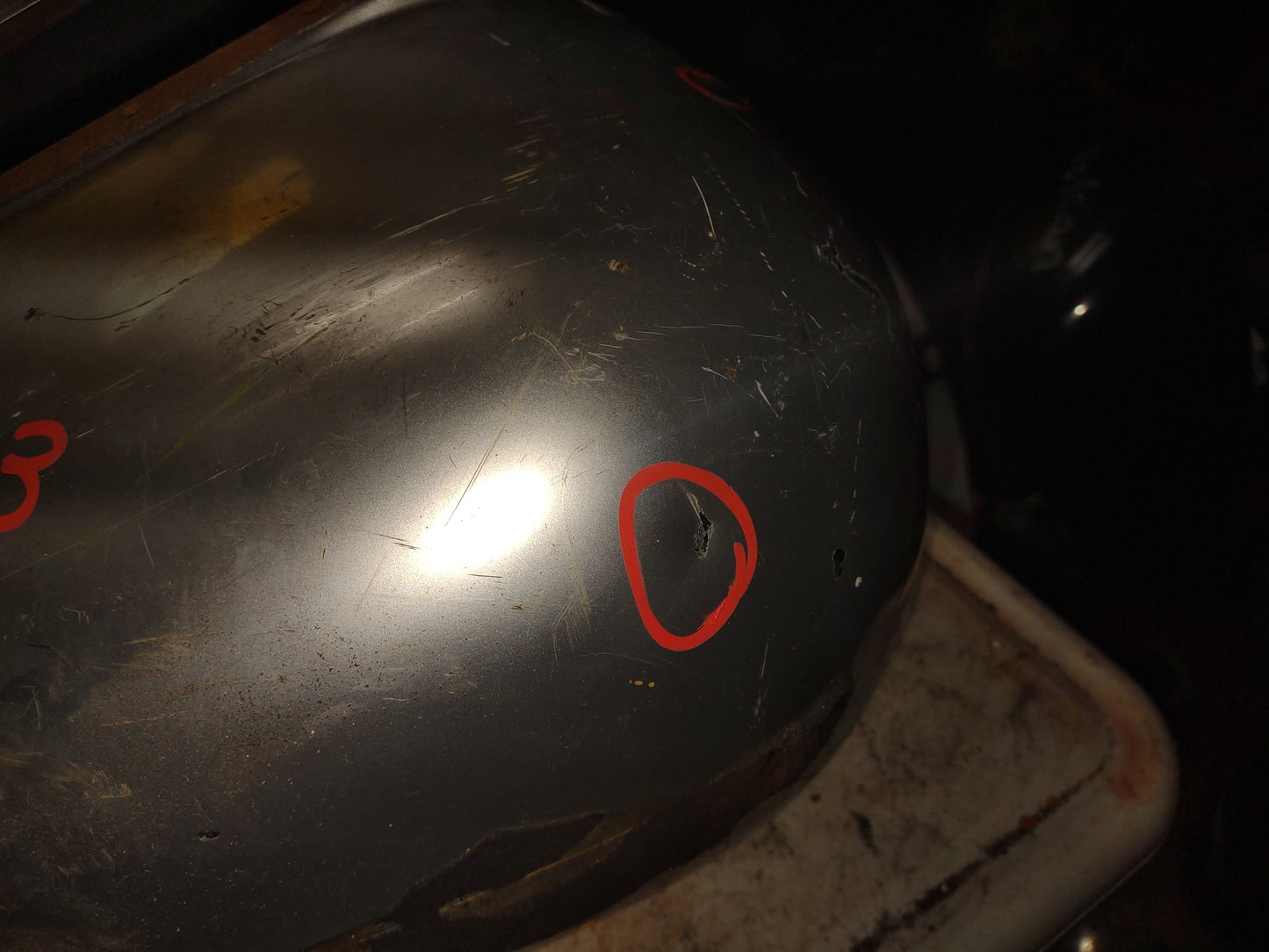 03 Harley-Davidson FLTRI Gas Tank Fuel Petrol Cell Reservoir Harley Davidson
