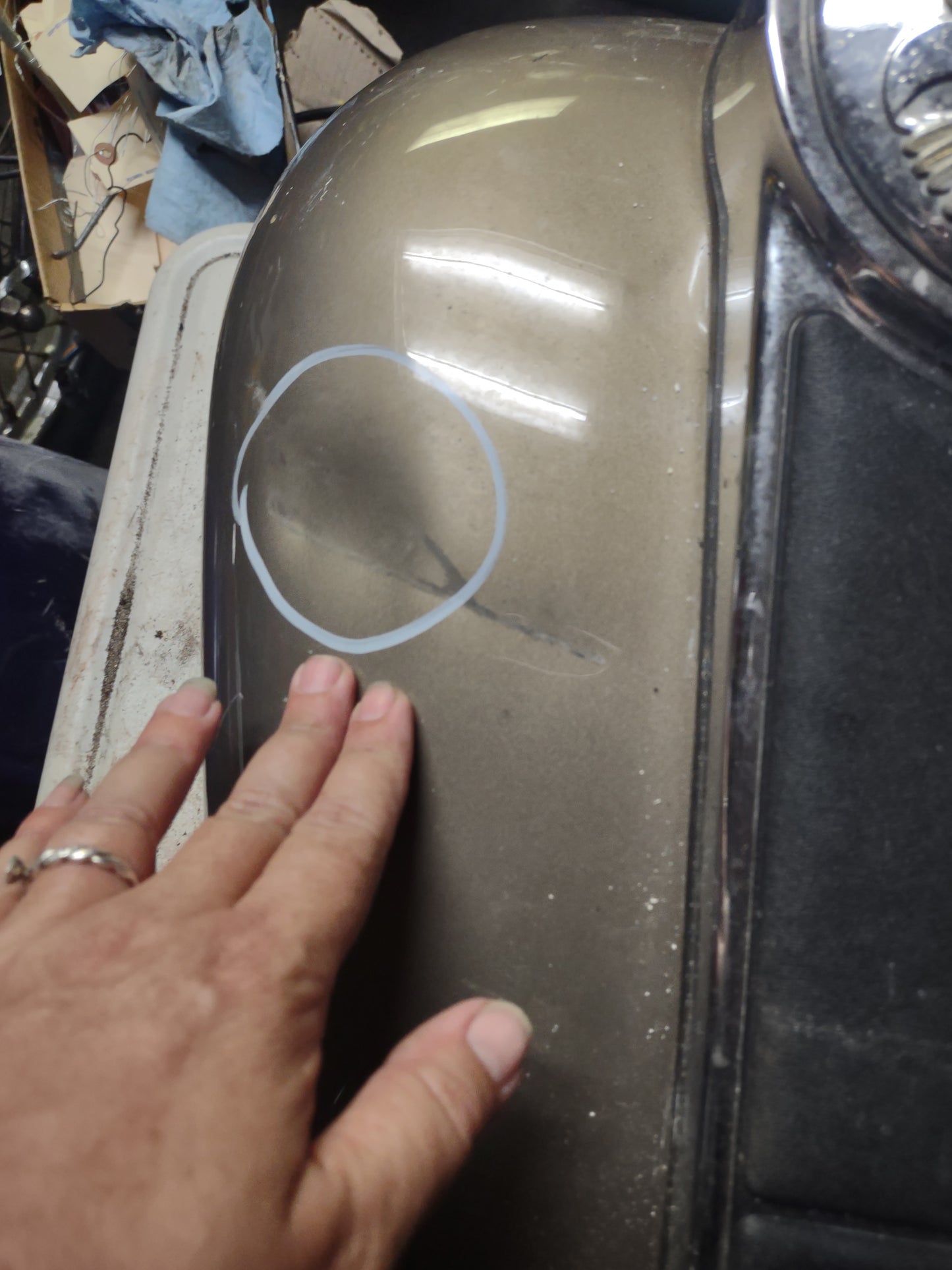 Harley Davidson Electra Glide Classic Gas Tank & Center Console OEM Fuel Petrol