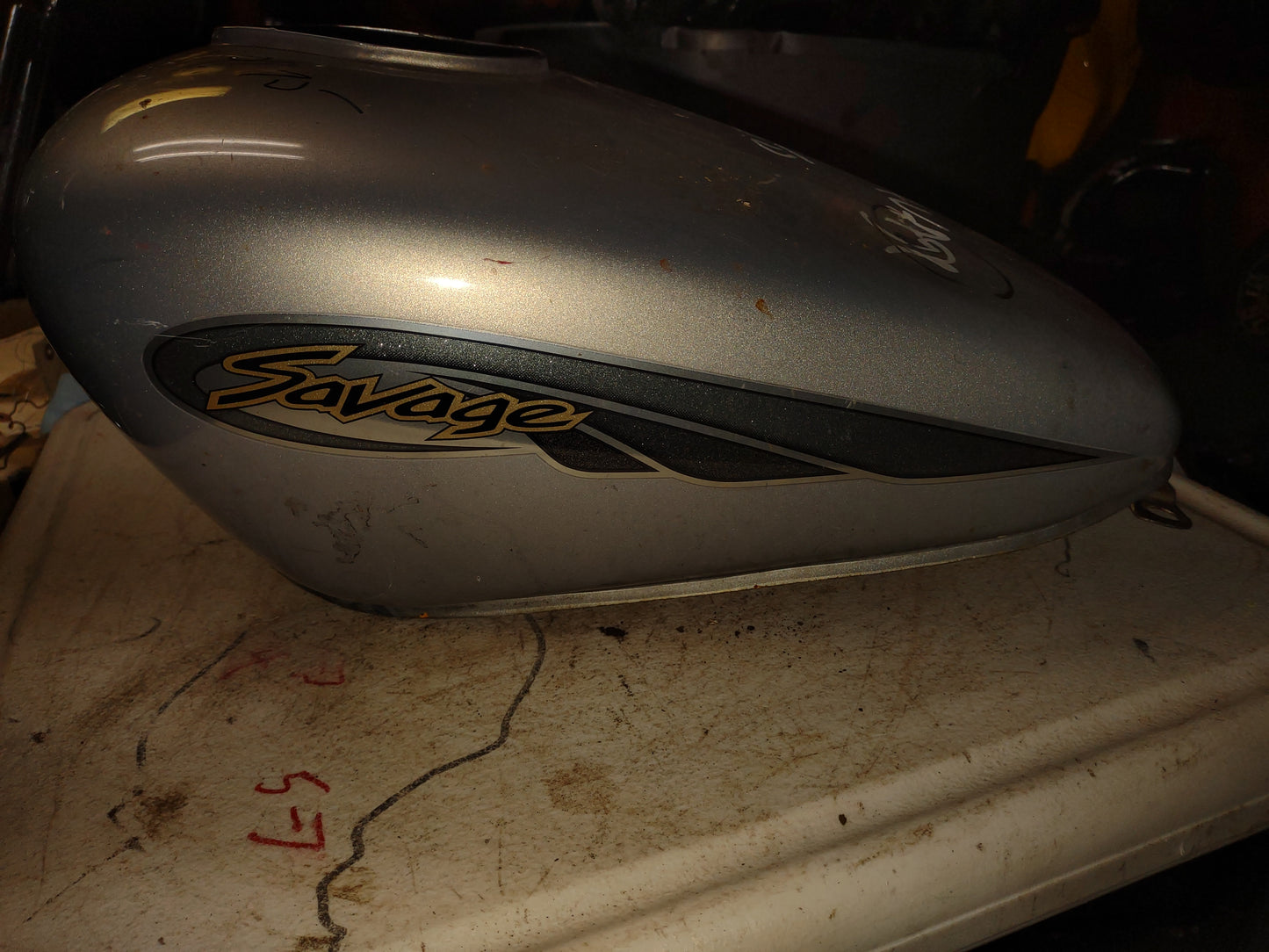 86 - 93 Suzuki Savage 650 LS LS650 Gas Tank Fuel Petrol Cell Reservoir