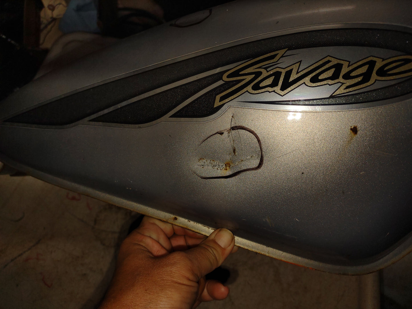 86 - 93 Suzuki Savage 650 LS LS650 Gas Tank Fuel Petrol Cell Reservoir