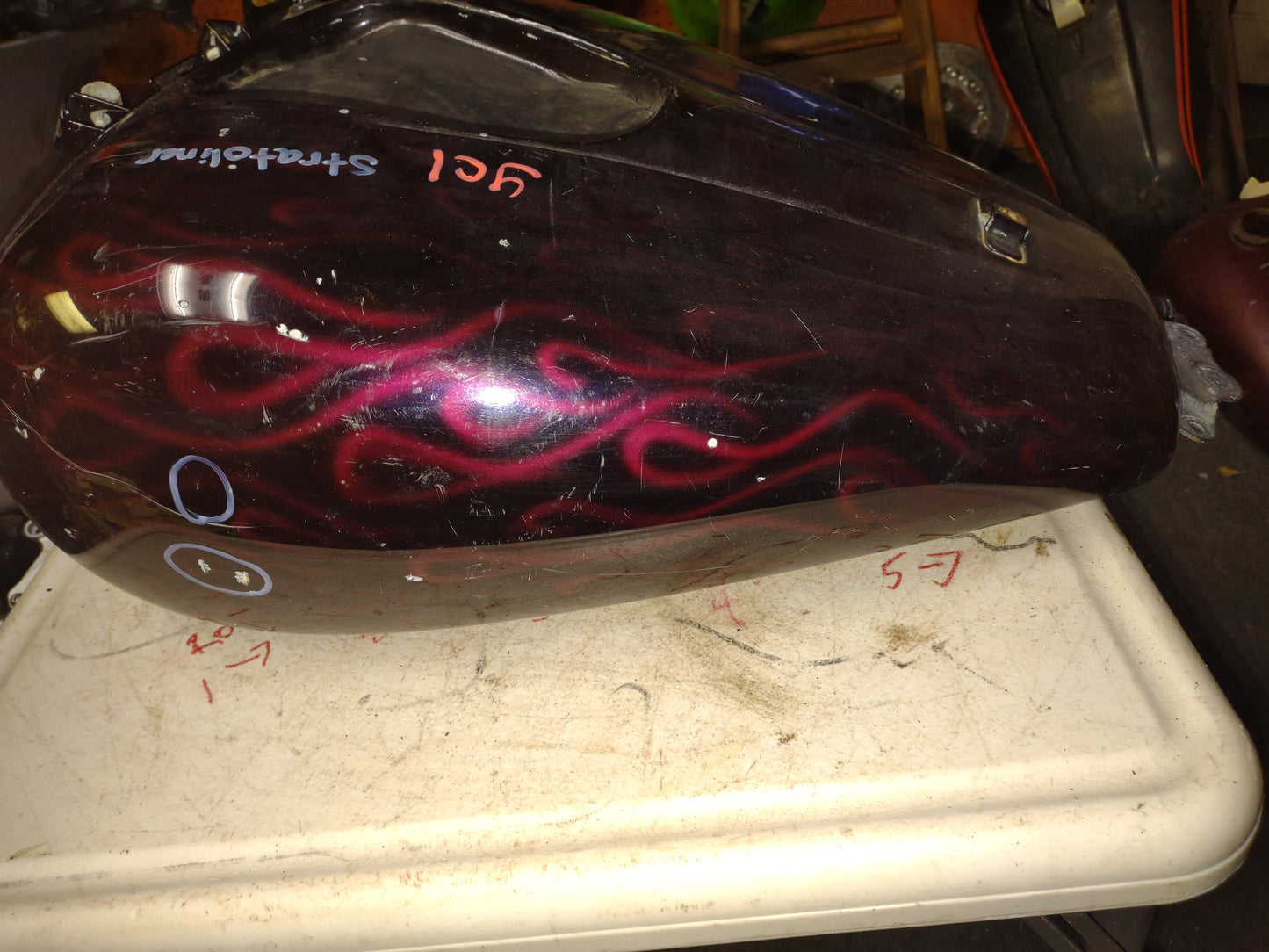 06 Yamaha Stratoliner Gas Tank Fuel Petrol Cell Reservoir XV1900A XV1900 XV 1900