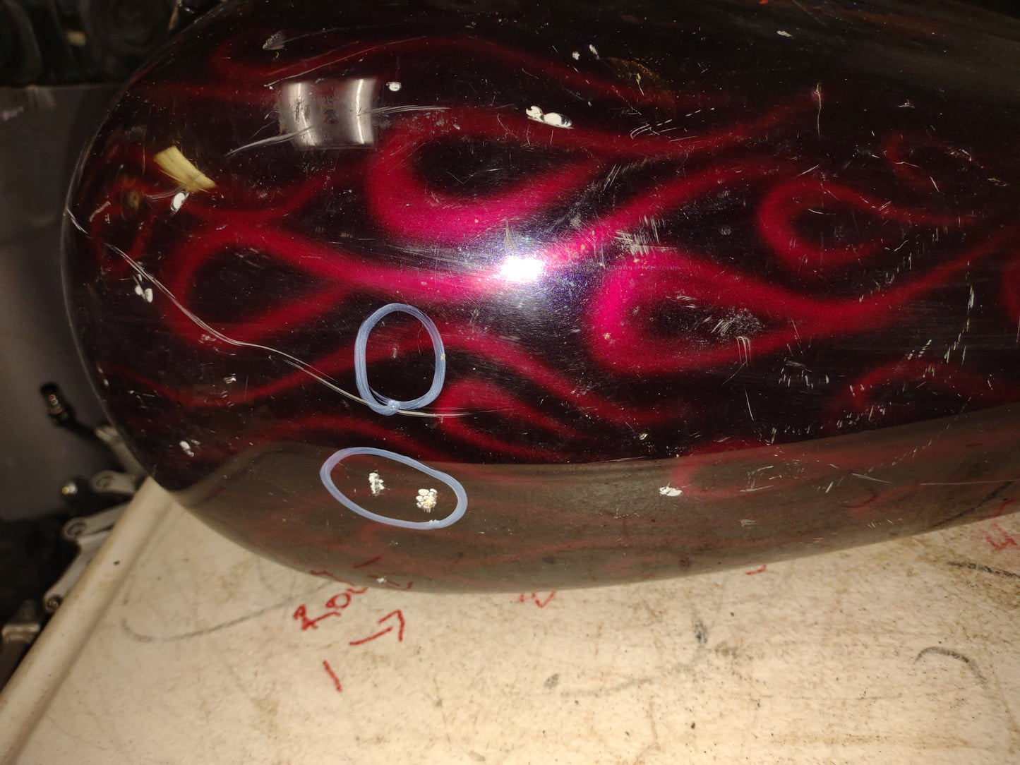 06 Yamaha Stratoliner Gas Tank Fuel Petrol Cell Reservoir XV1900A XV1900 XV 1900