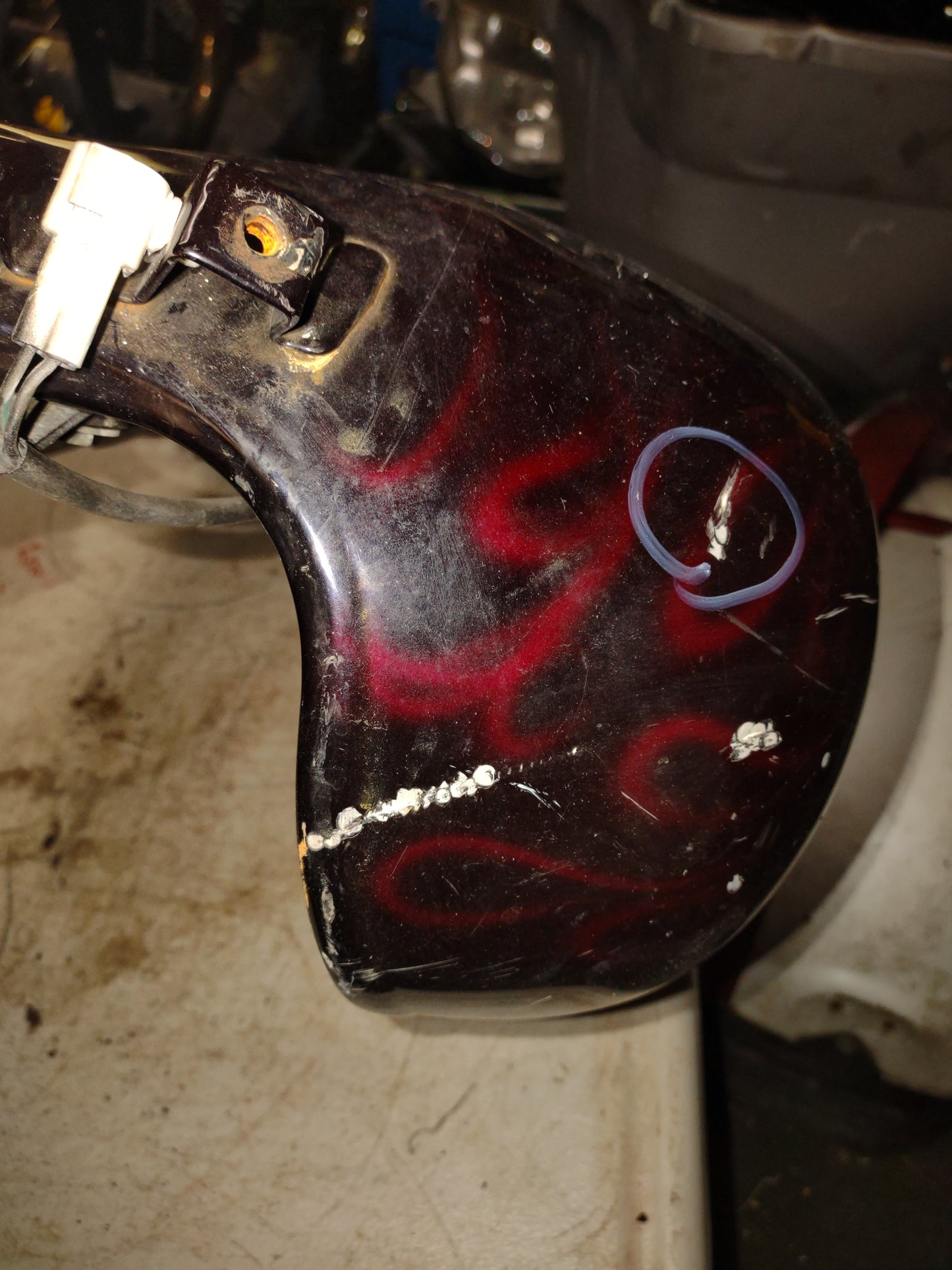 06 Yamaha Stratoliner Gas Tank Fuel Petrol Cell Reservoir XV1900A XV1900 XV 1900
