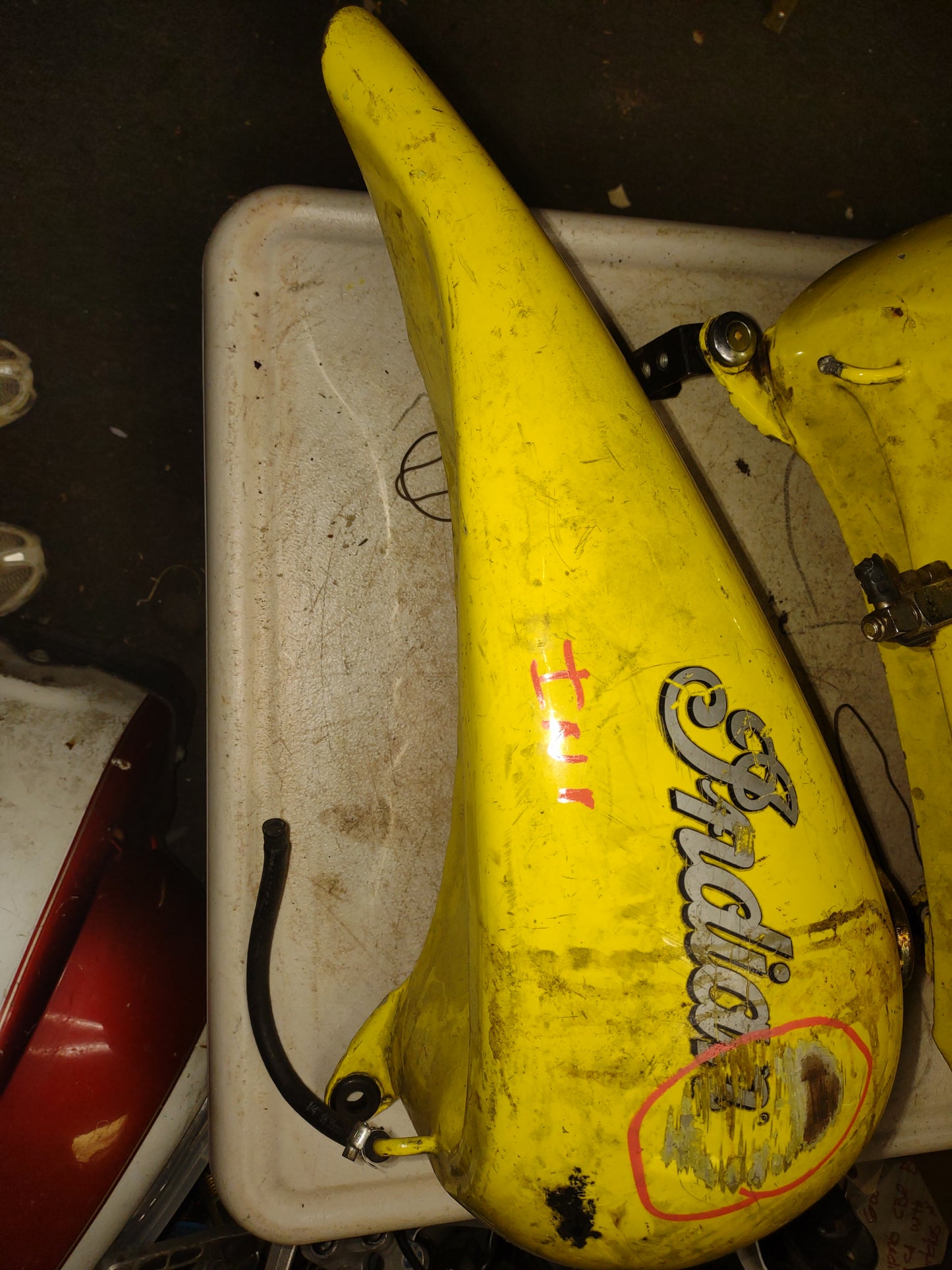 Indian Motorcycle Split Gas Tank Fuel Petrol Cell