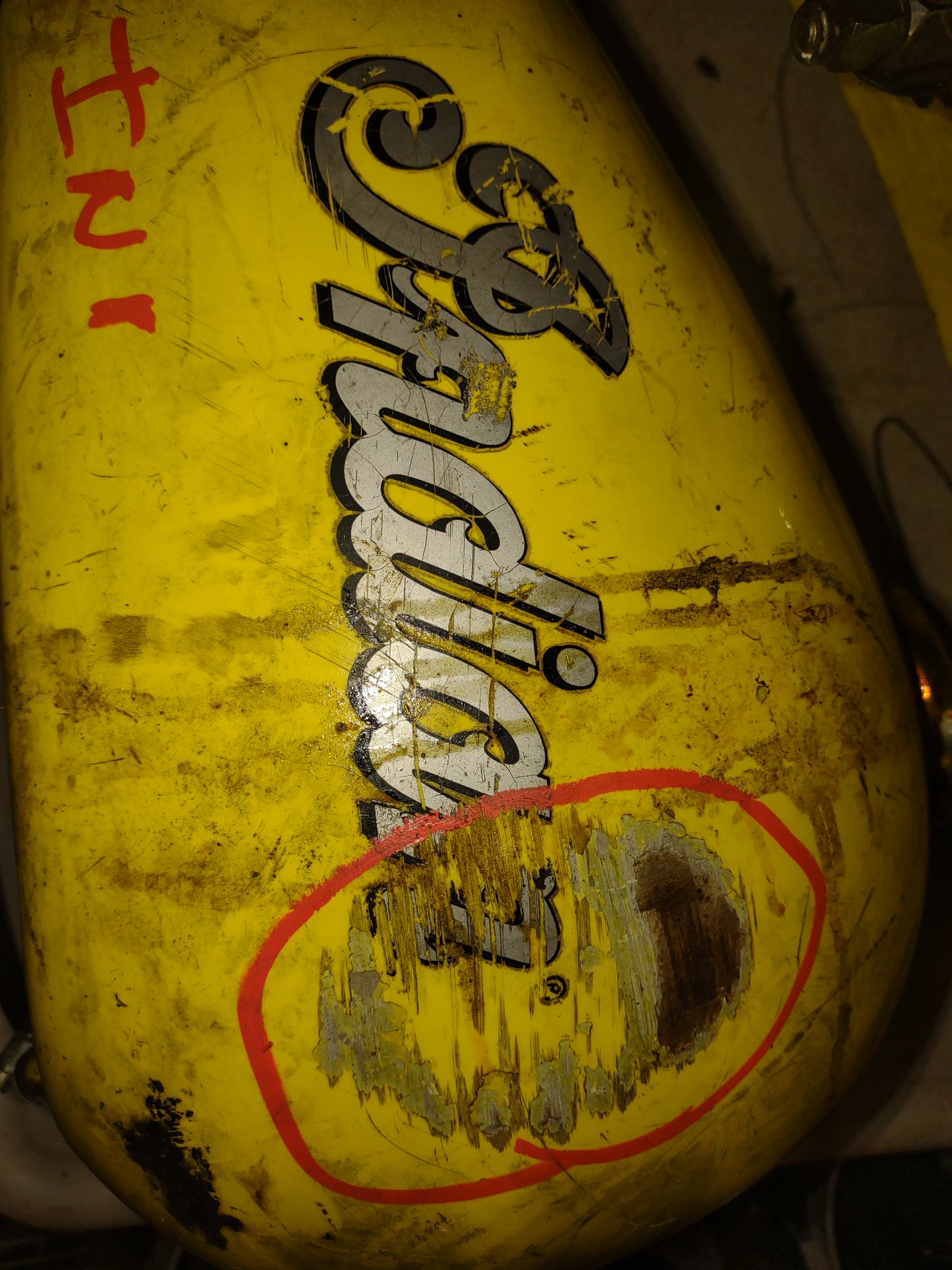 Indian Motorcycle Split Gas Tank Fuel Petrol Cell