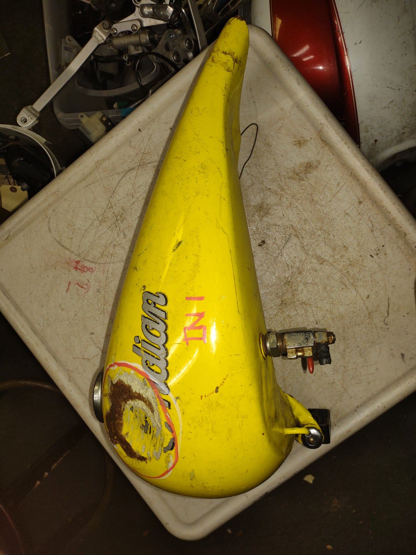 Indian Motorcycle Split Gas Tank Fuel Petrol Cell