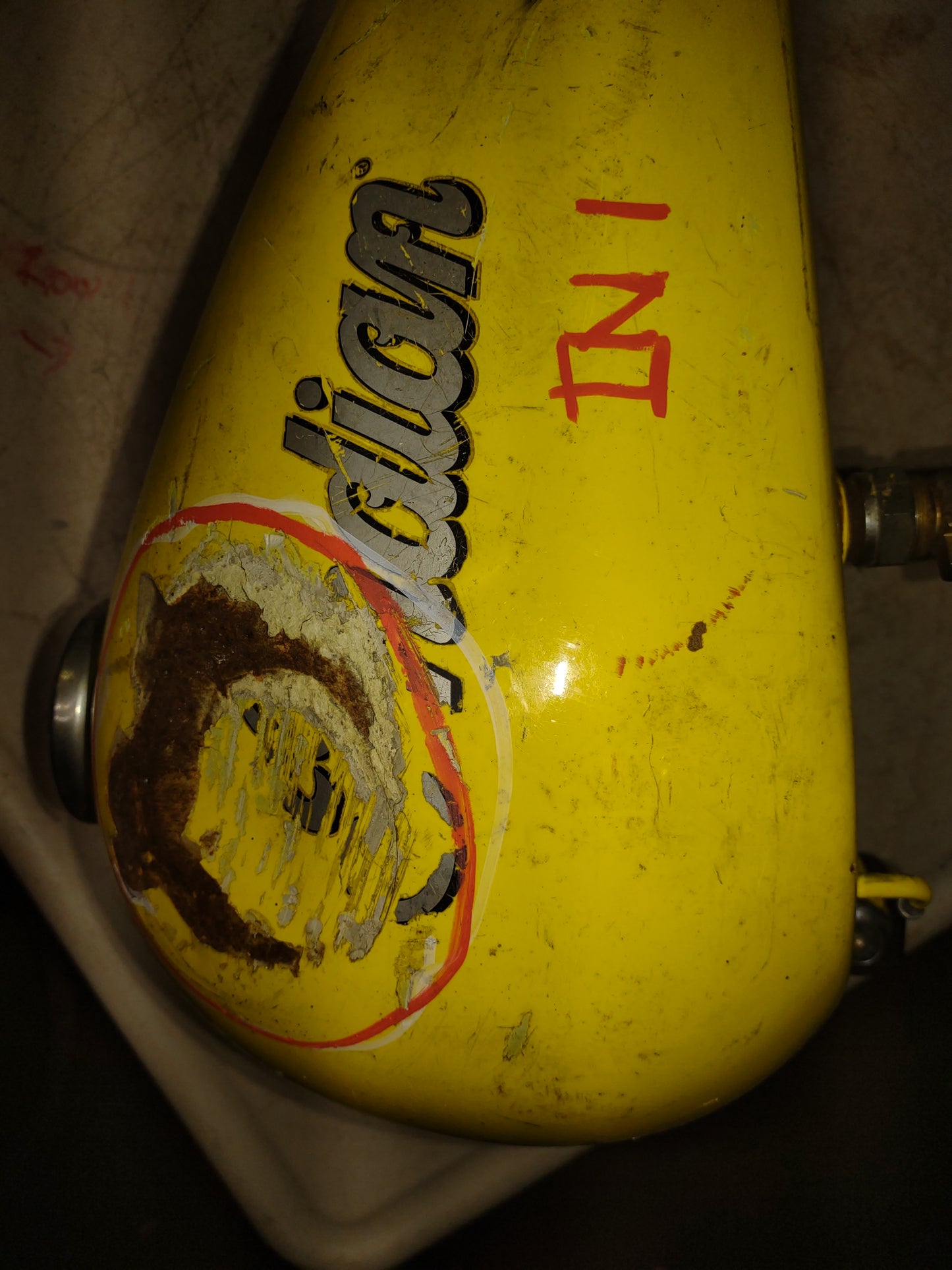 Indian Motorcycle Split Gas Tank Fuel Petrol Cell
