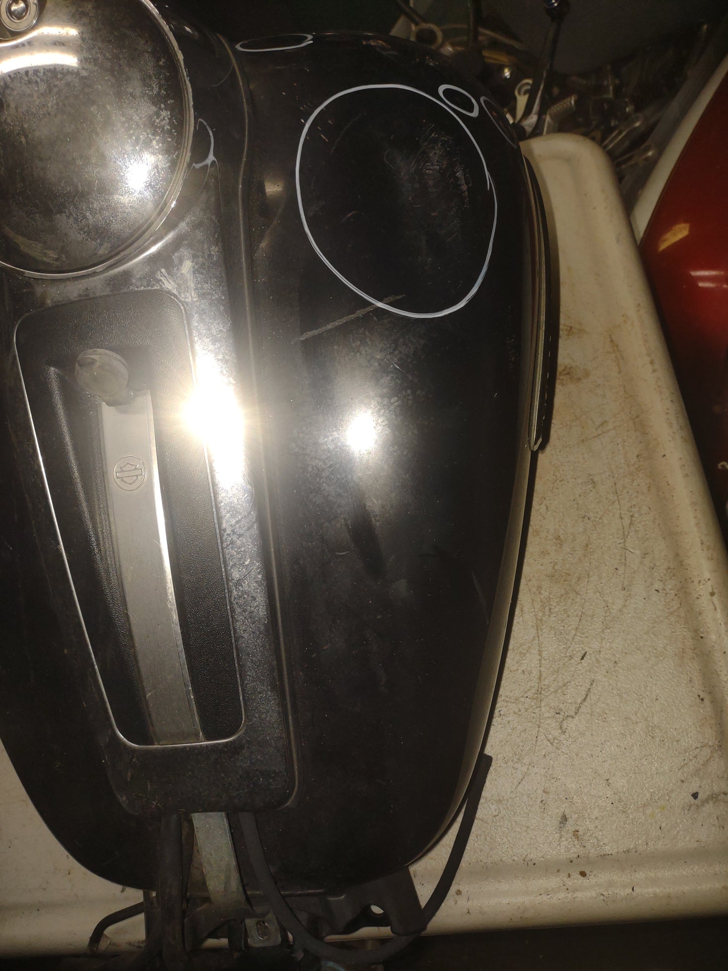 Harley Davidson FLHTK Touring Ultra Electra Glide Gas Fuel Petrol Tank FREE SHIPPING