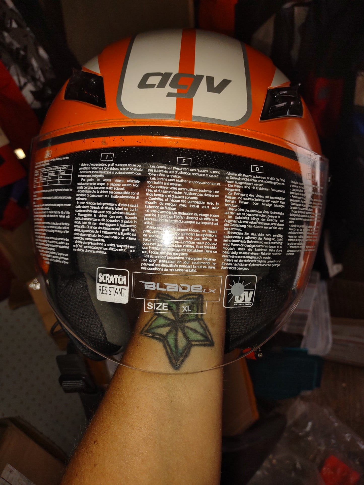 SOLD SOLD AGV Blade Lx Full Face Helmet XL - New! Fast Shipping! New New New