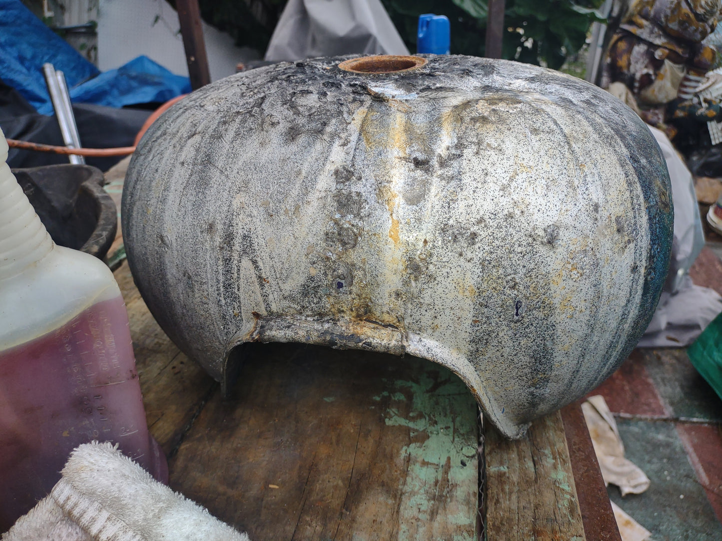 SOLD Honda Shadow 600 VT600 Gas Fuel Petrol Tank Will Sell Complete or for Parts - Bill of Sale