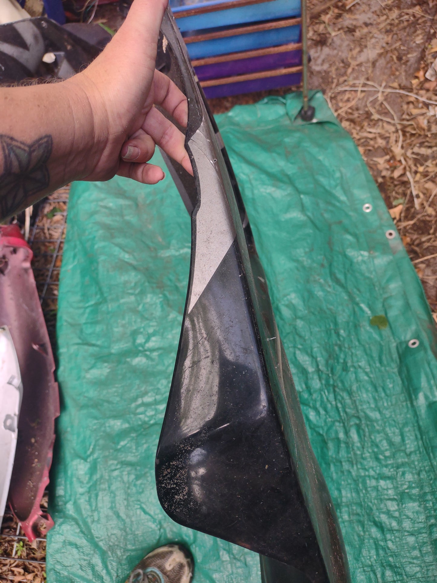 99-07 Gen 1 Suzuki Hayabusa Right Side Fairing Plastic GSX1300R Busa 94471-24F0