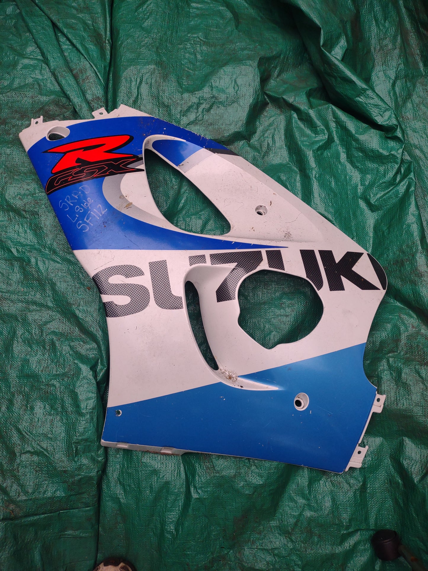 Suzuki GSXR 750 96-99 GSXR 600 97-00 Left Side Mid Lower Fairing Cowl Plastic SRAD