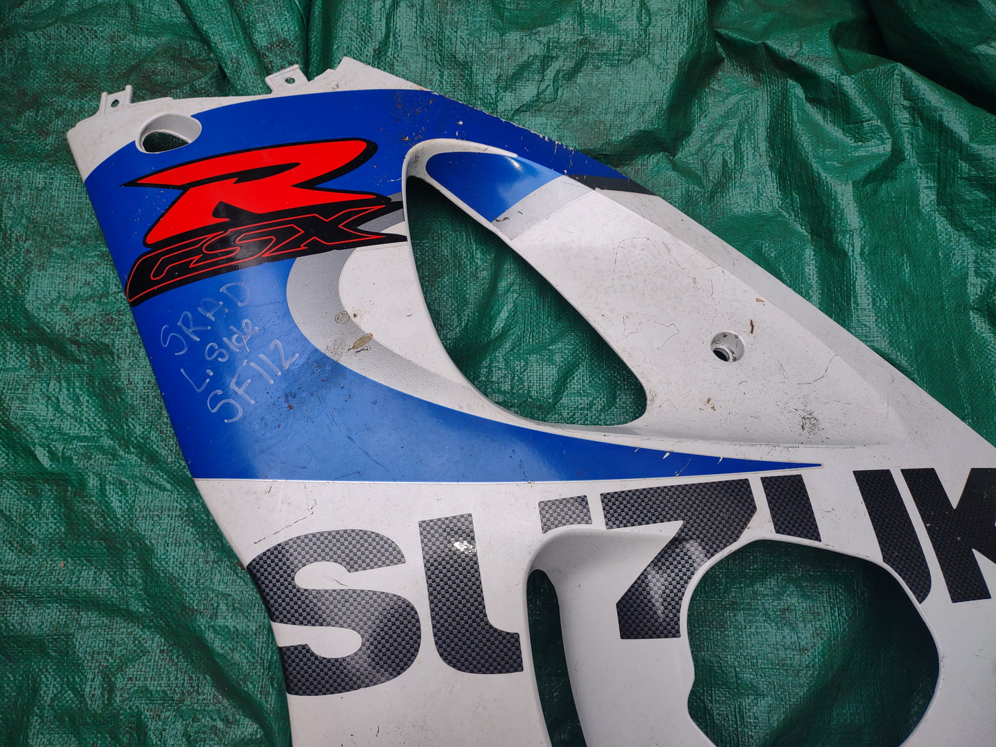 Suzuki GSXR 750 96-99 GSXR 600 97-00 Left Side Mid Lower Fairing Cowl Plastic SRAD
