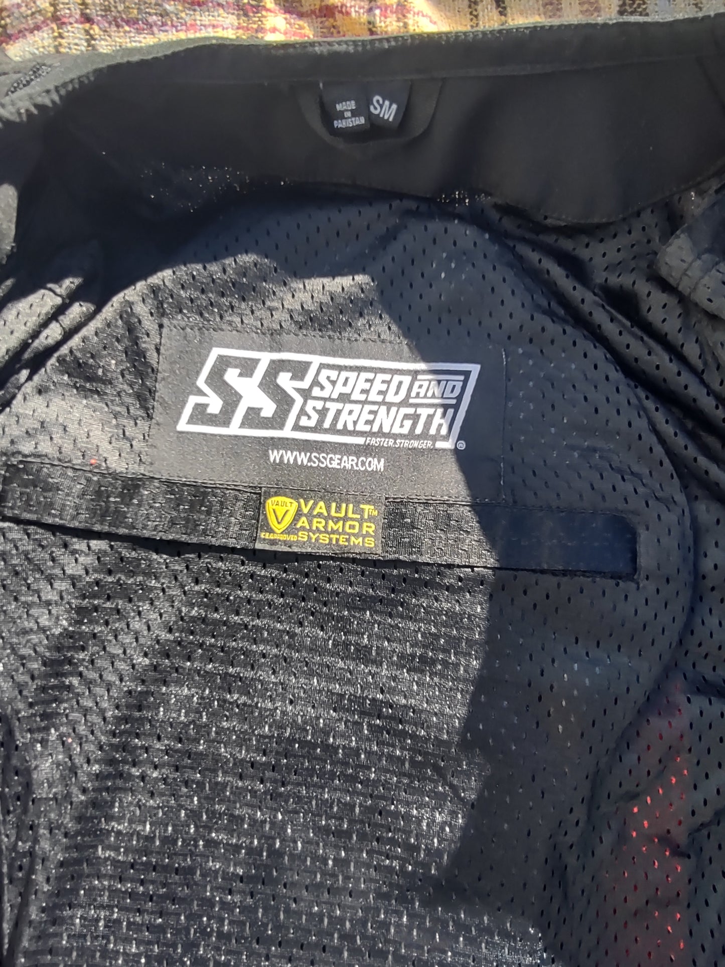 Speed & Strength Midnight Express Mesh Motorcycle Jacket Padded Small