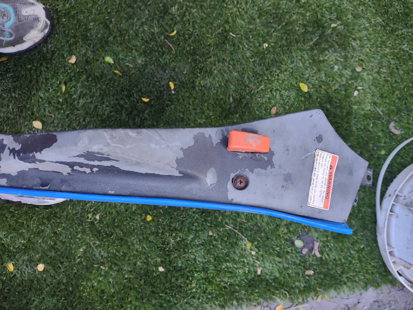96 GSXR 1100 Right Side Fairing Plastic Cowl Cut In Half GSXR1100