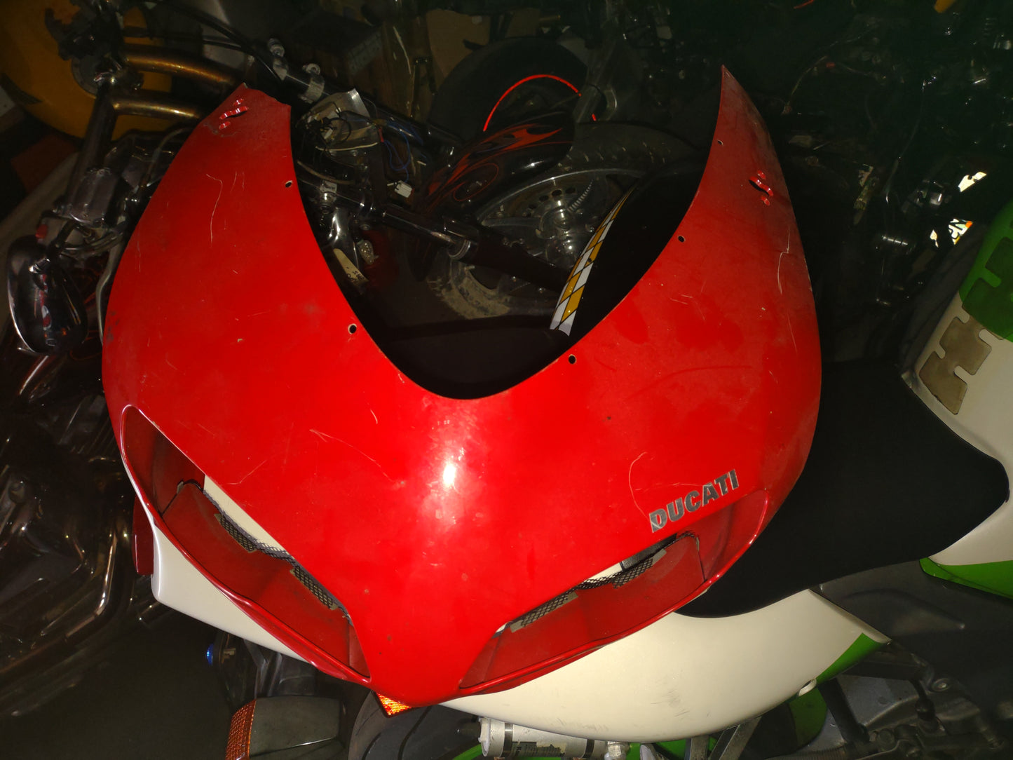 2008 Ducati SBK 1098 S Front Nose Fairing Cowl Cover 48130403A Also 848 1198