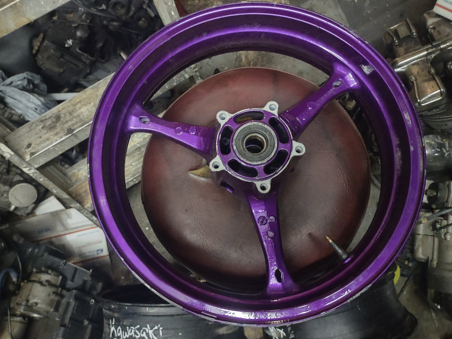 08 Suzuki GSXR1000 GSXR 1000 Front and Rear Wheels Wheel Rims Rim purple