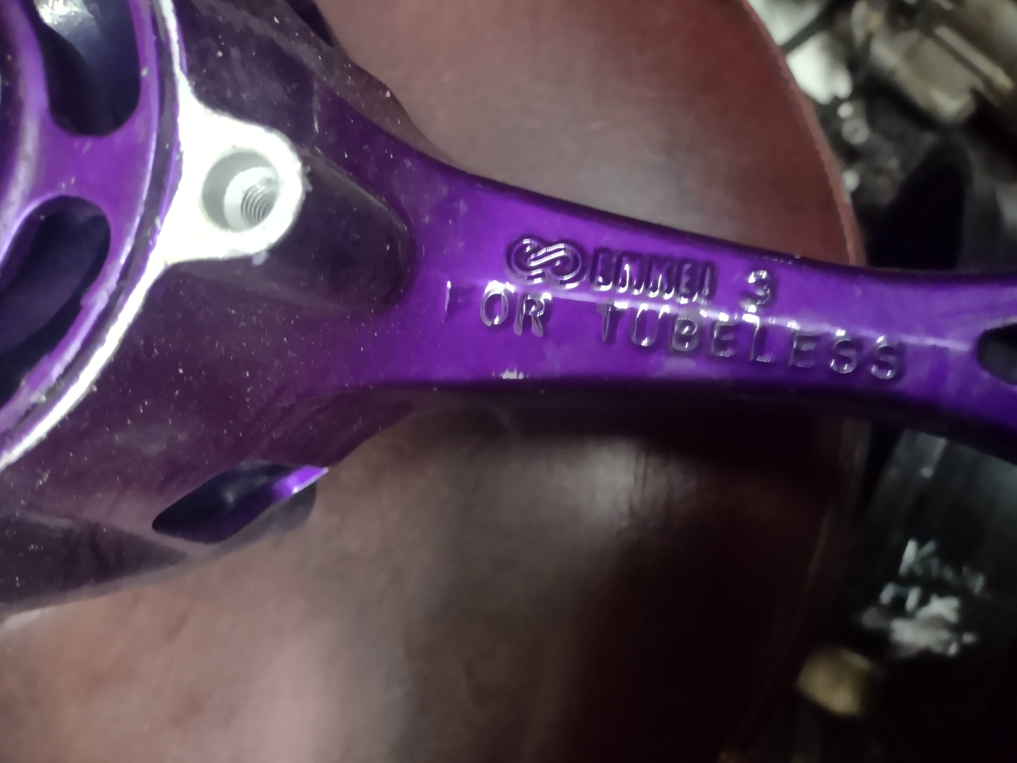 08 Suzuki GSXR1000 GSXR 1000 Front and Rear Wheels Wheel Rims Rim purple