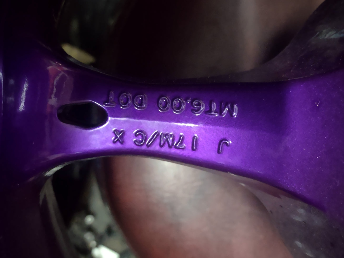 08 Suzuki GSXR1000 GSXR 1000 Front and Rear Wheels Wheel Rims Rim purple