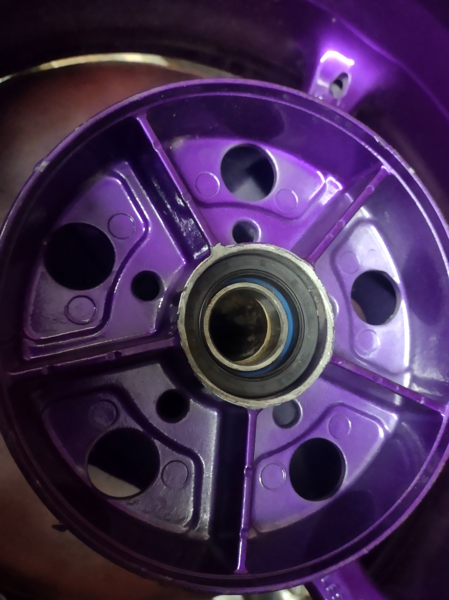 08 Suzuki GSXR1000 GSXR 1000 Front and Rear Wheels Wheel Rims Rim purple