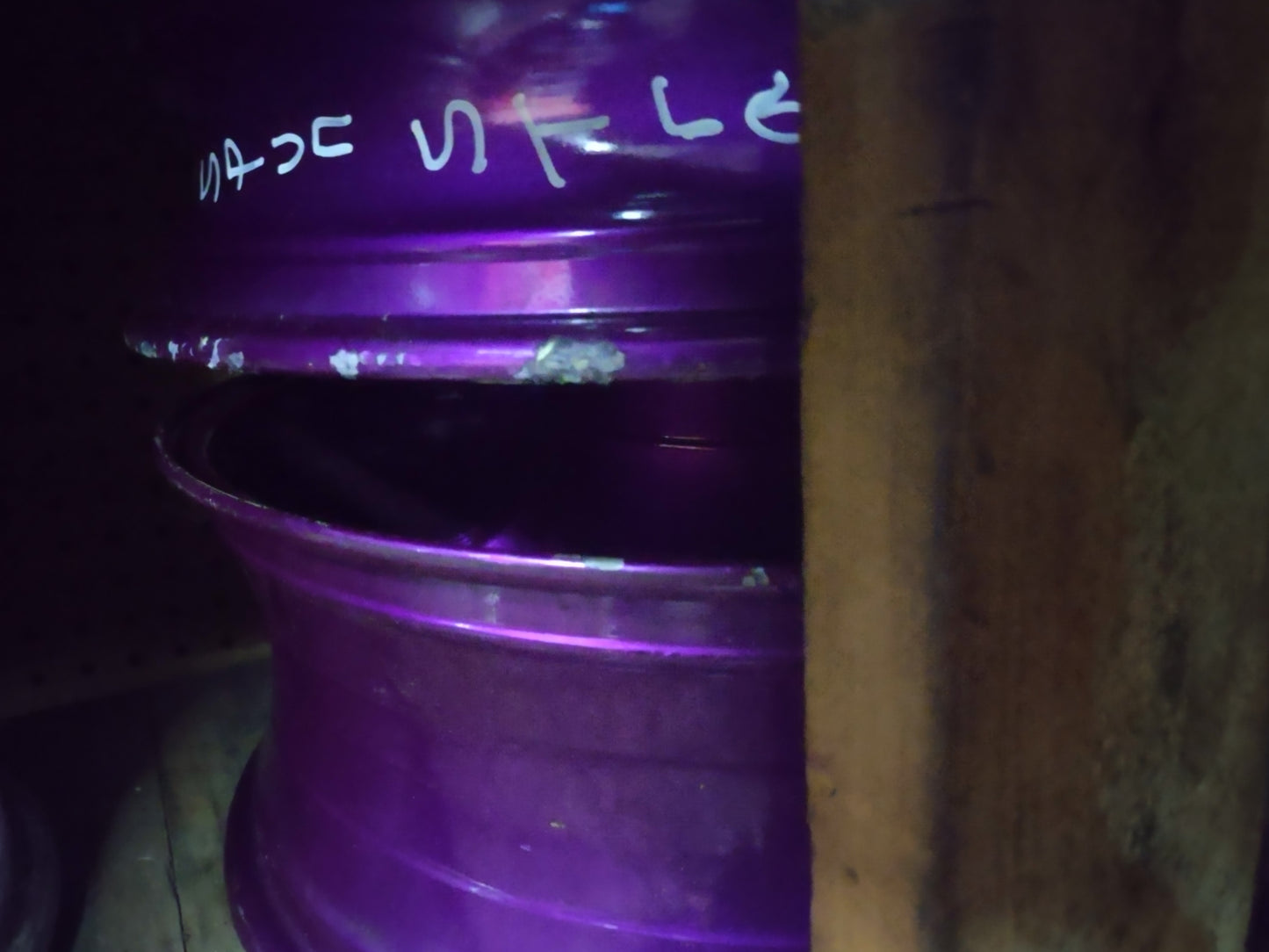 08 Suzuki GSXR1000 GSXR 1000 Front and Rear Wheels Wheel Rims Rim purple