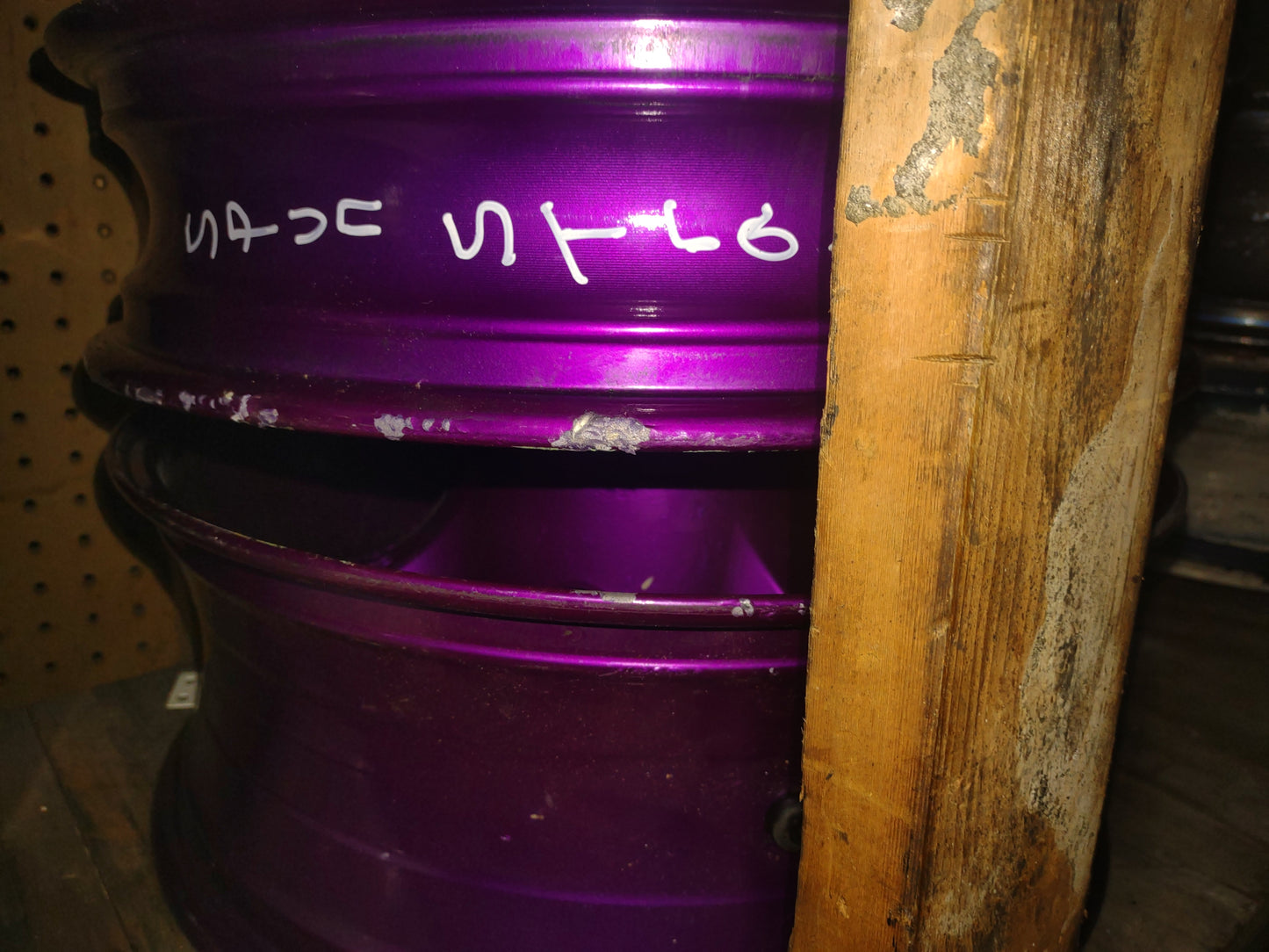 08 Suzuki GSXR1000 GSXR 1000 Front and Rear Wheels Wheel Rims Rim purple