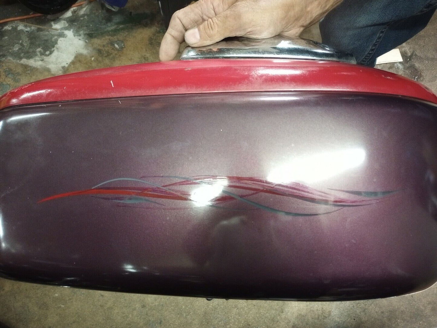 SOLD SOLD 98 - 04 Vulcan 1500 Nomad Saddle Bags Left and Right VN1500 VN1500