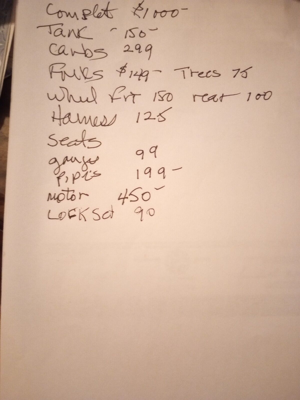 SOLD 1986 Honda Rebel 250 CMX 250 Parts Bike Complete mechanic special 21,038 Miles