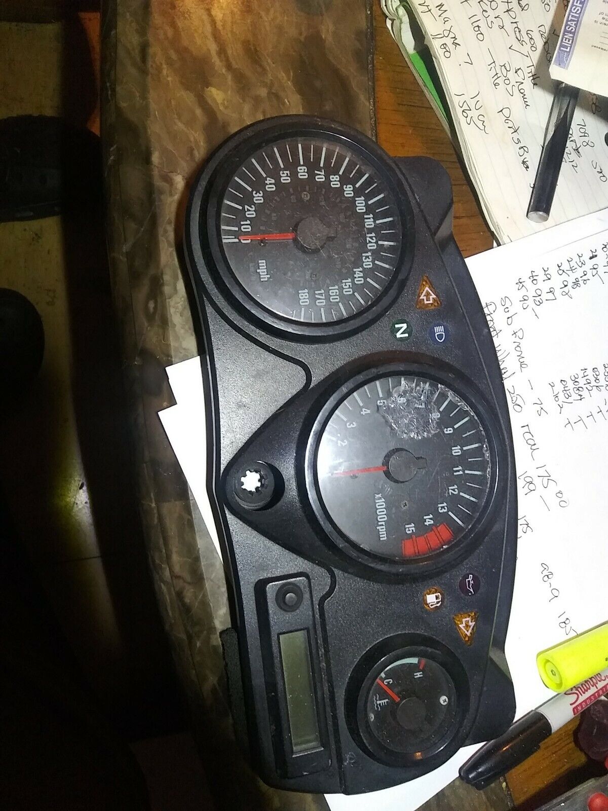 99 00 Honda CBR600 CBR 600 F4 Gauges Speedometer Speedo Cluster