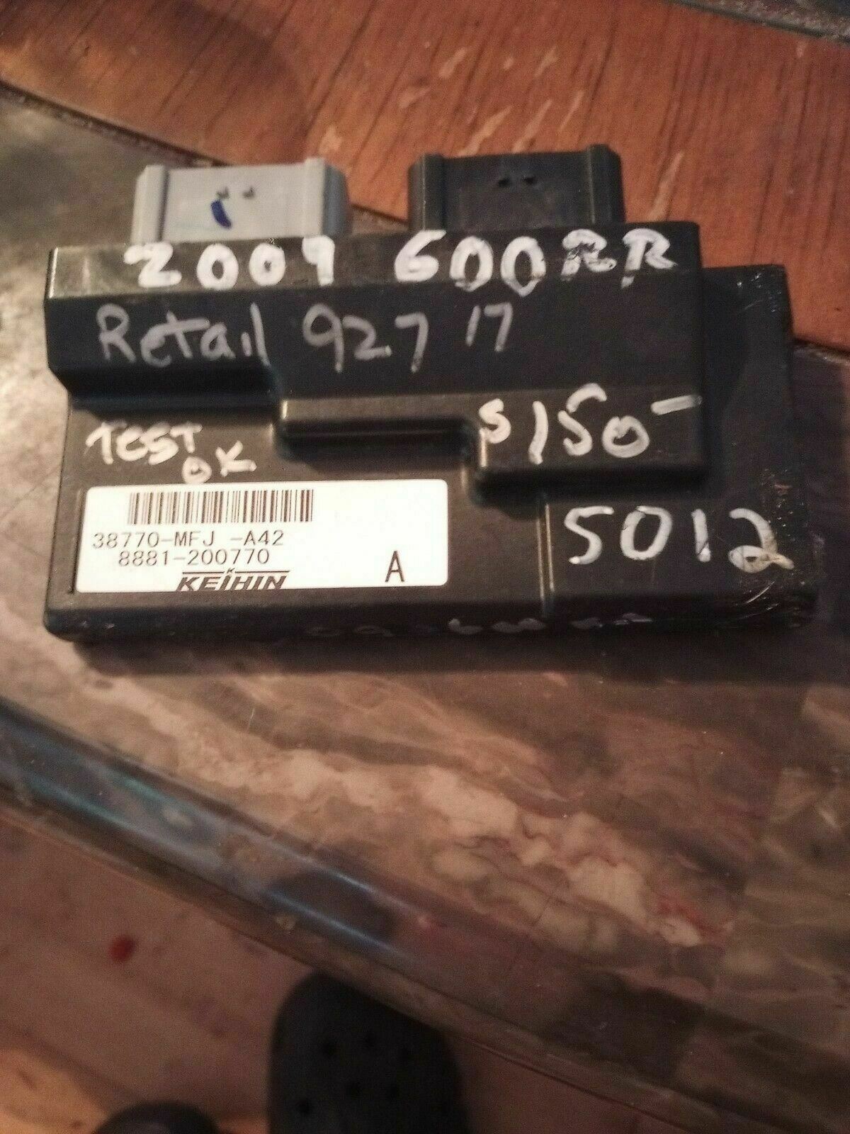 09 Honda CBR600RR CBR 600 RR 600RR CDI ECU ECM Computer Igniter 38770-MFJ-A42