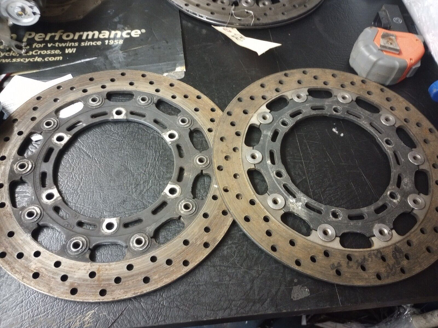 99 00 01 02 Yamaha YZFR6 YZF 600 R6 YZF600 Front Disk Brake Rotors Pair straight