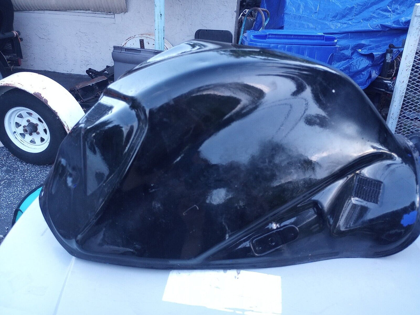 SOLD SOLD 06 07 Suzuki GSXR 600 750 Gas Fuel Petrol Tank NO DENTS black repaint clean inside