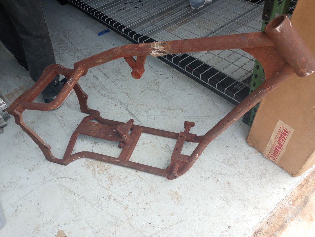 Sold Sold Harley Davidson Softail Wide Tire Frame Brand New Harley-Davidson