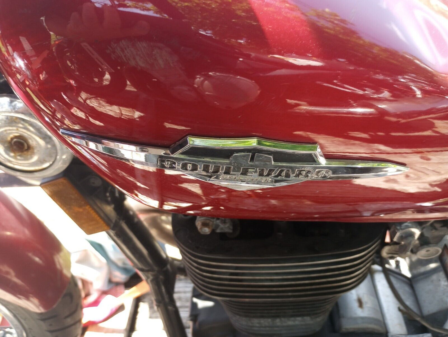 Sold Sold 2005 Suzuki Savage 650 LS650 LS Boulevard S40 OEM FUEL GAS TANK clean inside